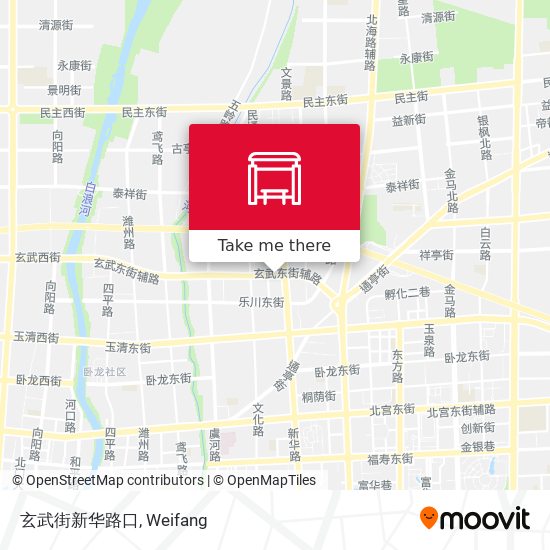 玄武街新华路口 map