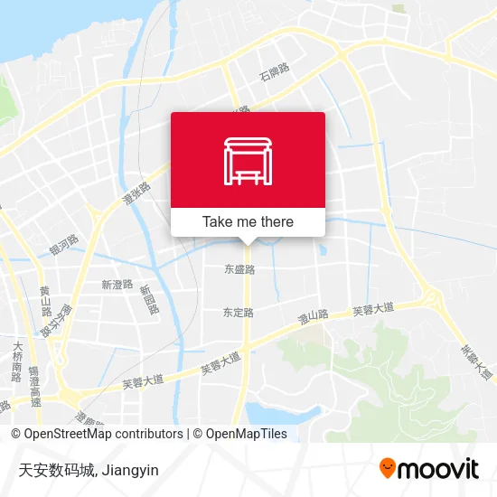 天安数码城 map