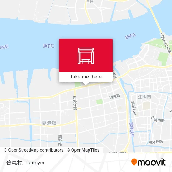 普惠村 map