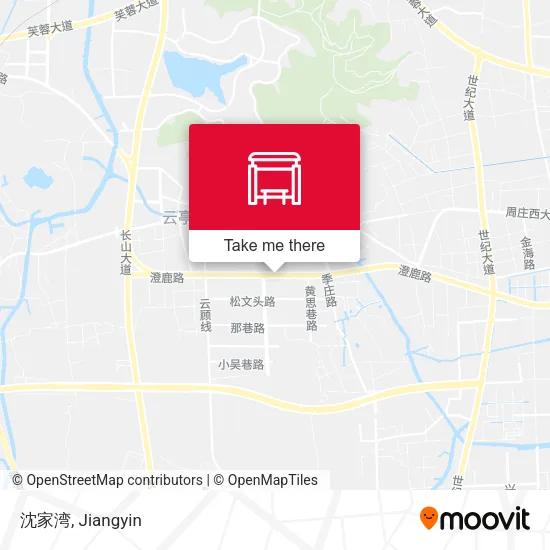 沈家湾 map