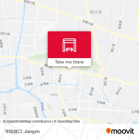 华陆路口 map