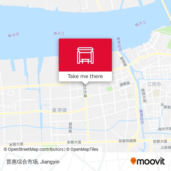 普惠综合市场 map