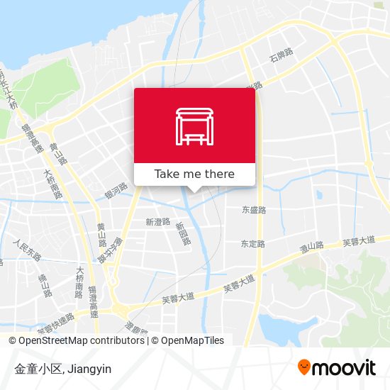 金童小区 map