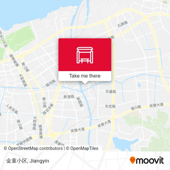 金童小区 map