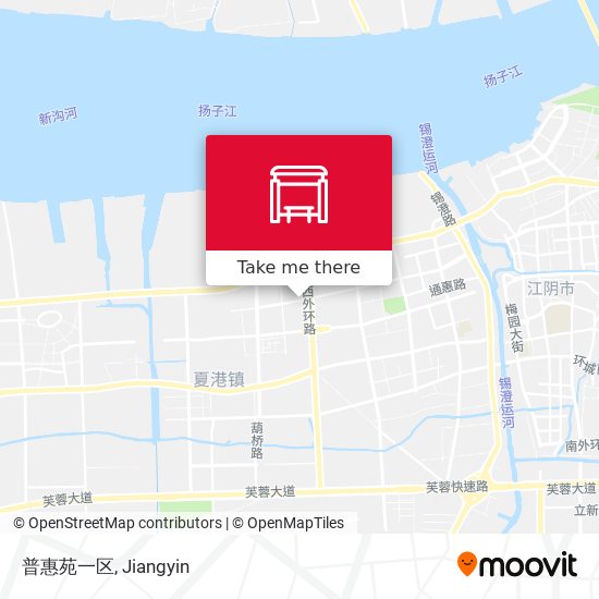 普惠苑一区 map