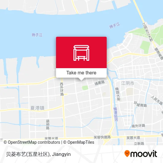 贝菱布艺(五星社区) map