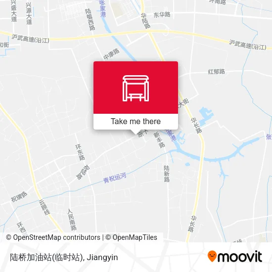 陆桥加油站(临时站) map
