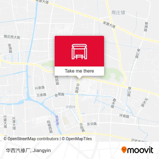 华西汽修厂 map