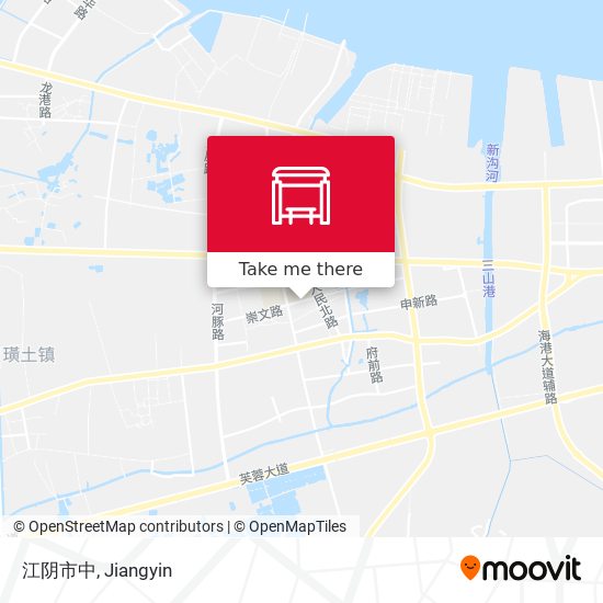 江阴市中 map