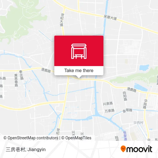 三房巷村 map