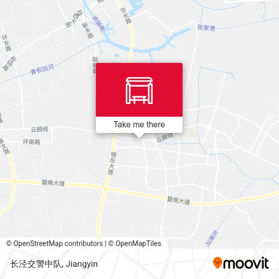 长泾交警中队 map