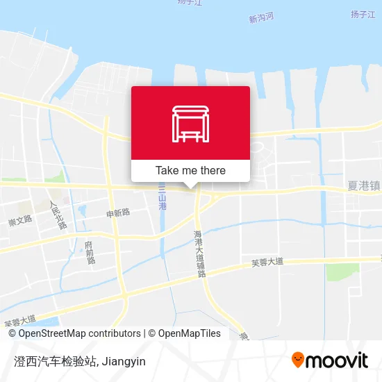 澄西汽车检验站 map