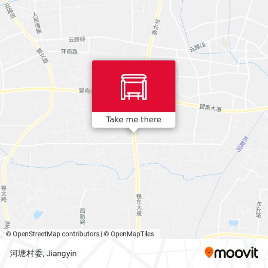 河塘村委 map