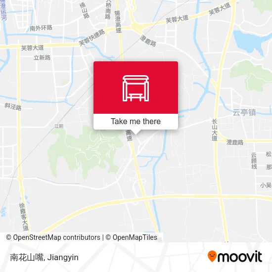 南花山嘴 map