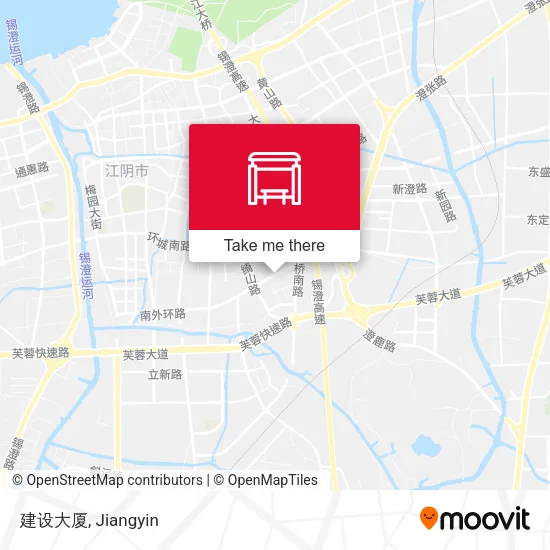 建设大厦 map