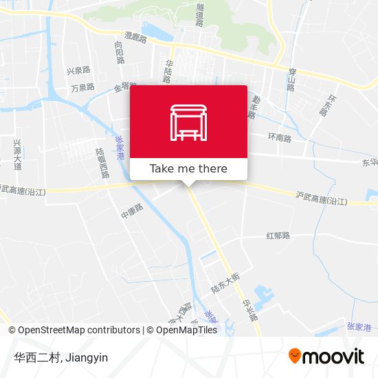 华西二村 map