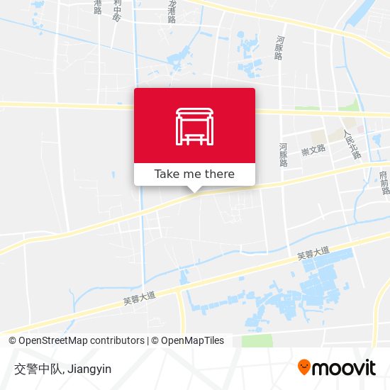 交警中队 map