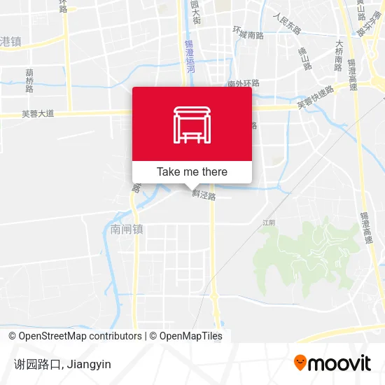 谢园路口 map