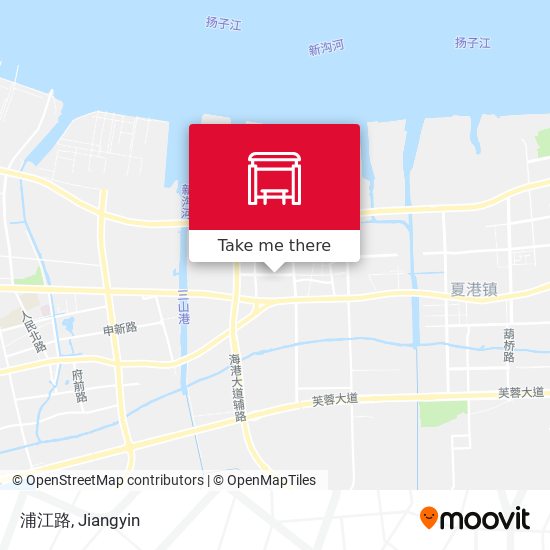 浦江路 map
