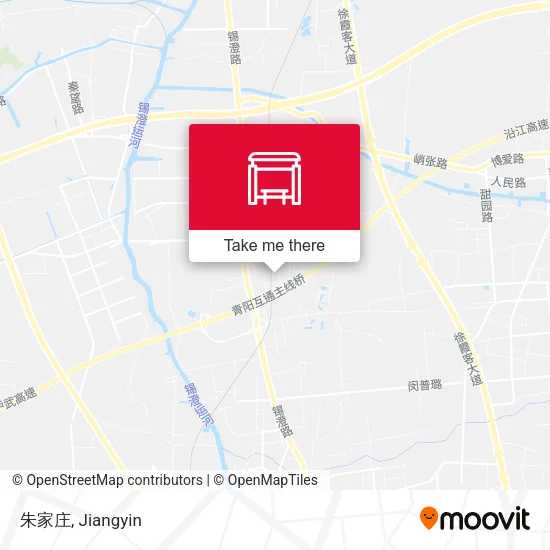 朱家庄 map