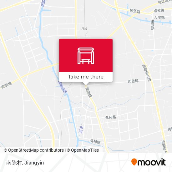 南陈村 map