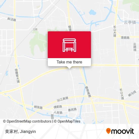 黄家村 map