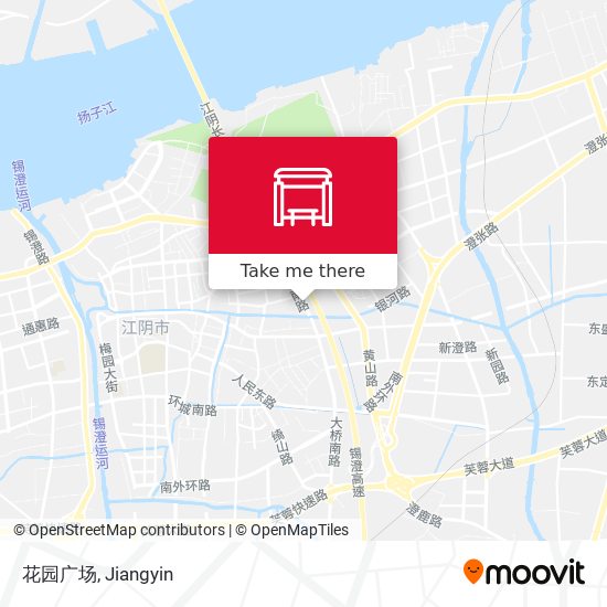 花园广场 map