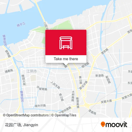 花园广场 map