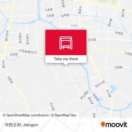 华西五村 map