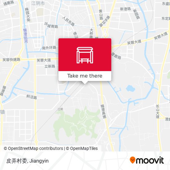 皮弄村委 map