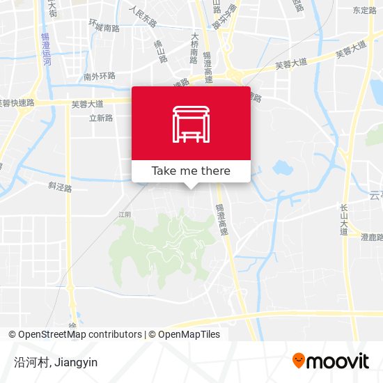沿河村 map