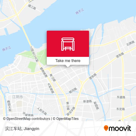 滨江车站 map