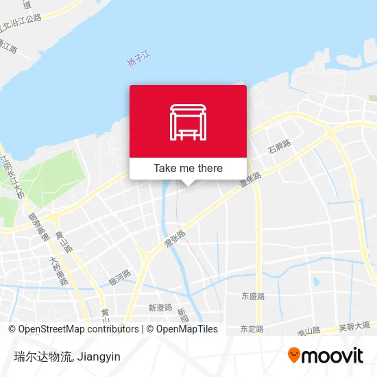 瑞尔达物流 map