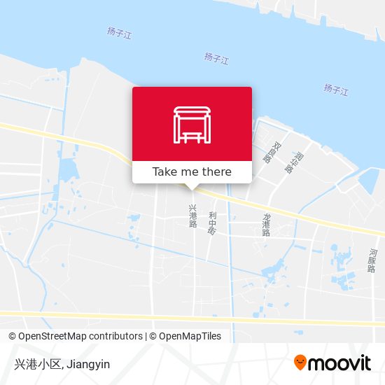 兴港小区 map