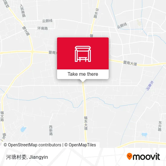 河塘村委 map