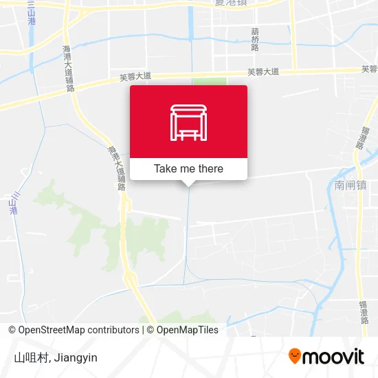 山咀村 map