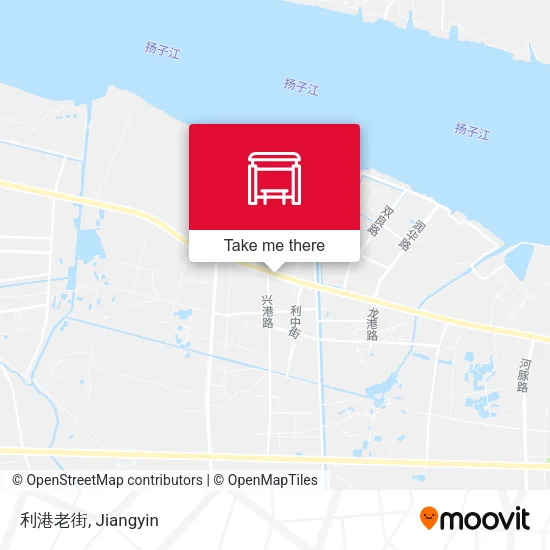 利港老街 map