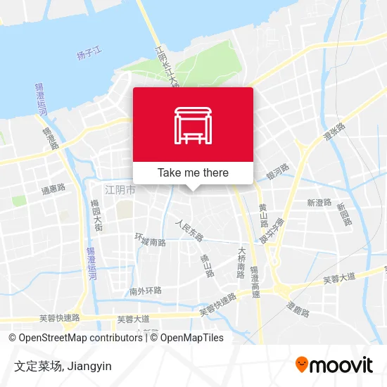 文定菜场 map