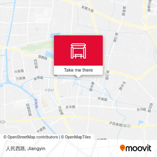 人民西路 map