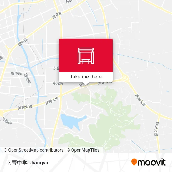 南菁中学 map