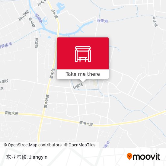 东亚汽修 map