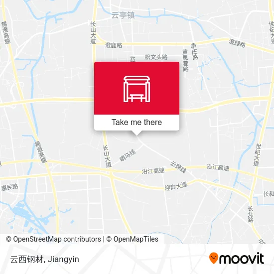 云西钢材 map