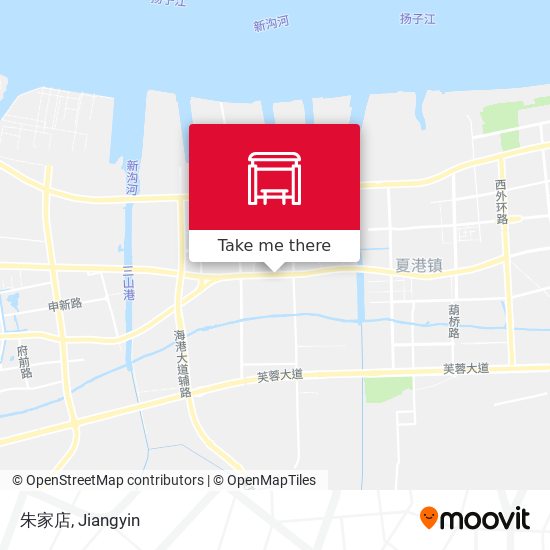朱家店 map