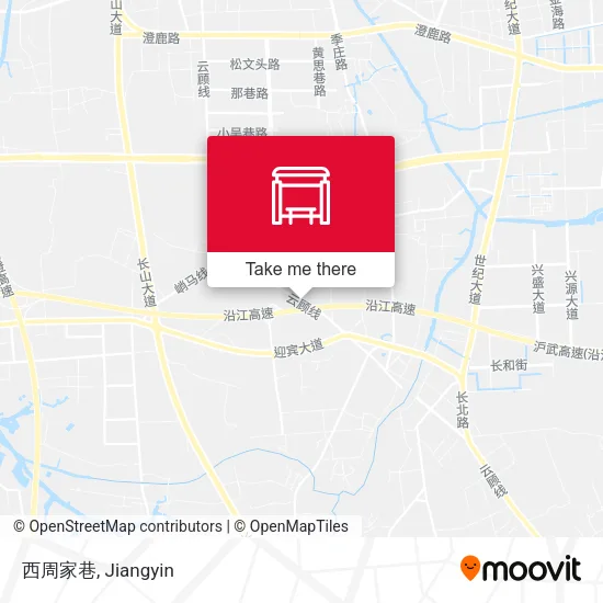 西周家巷 map