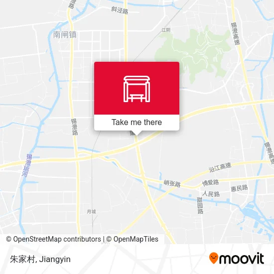 朱家村 map