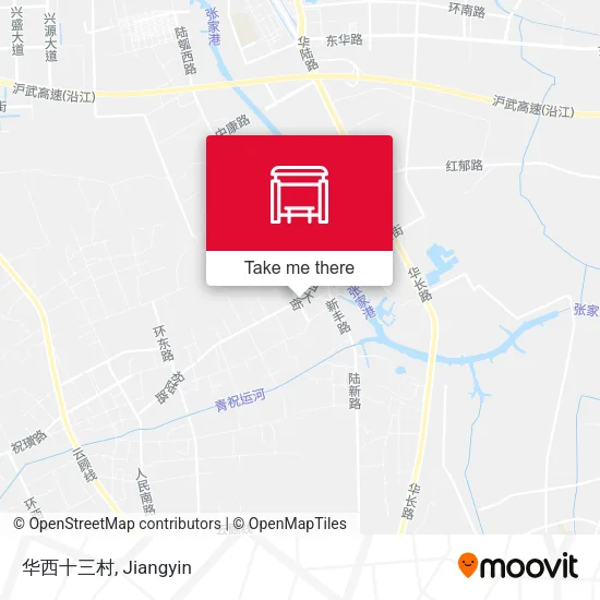 华西十三村 map