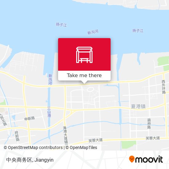 中央商务区 map