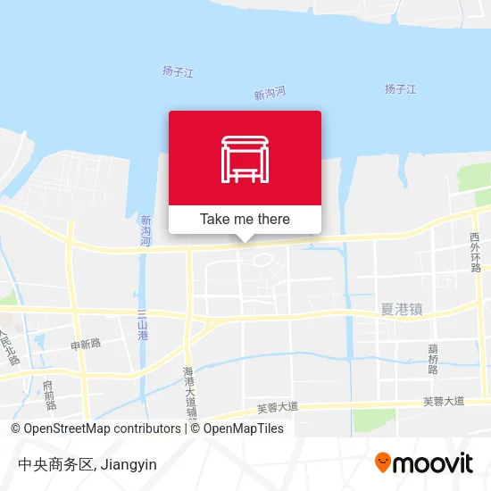中央商务区 map