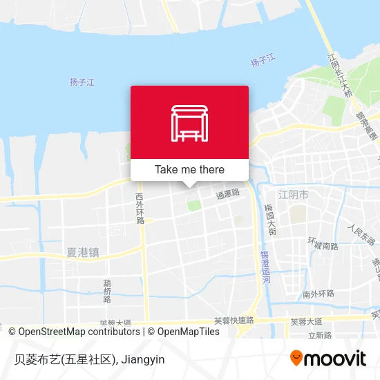 贝菱布艺(五星社区) map