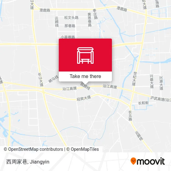 西周家巷 map